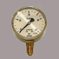 Manometer for regulator