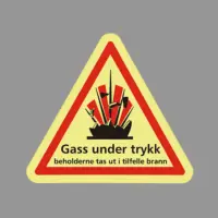 • Skilt - gass