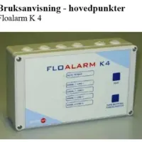 BRUKSANVISNING FLOALARM K4